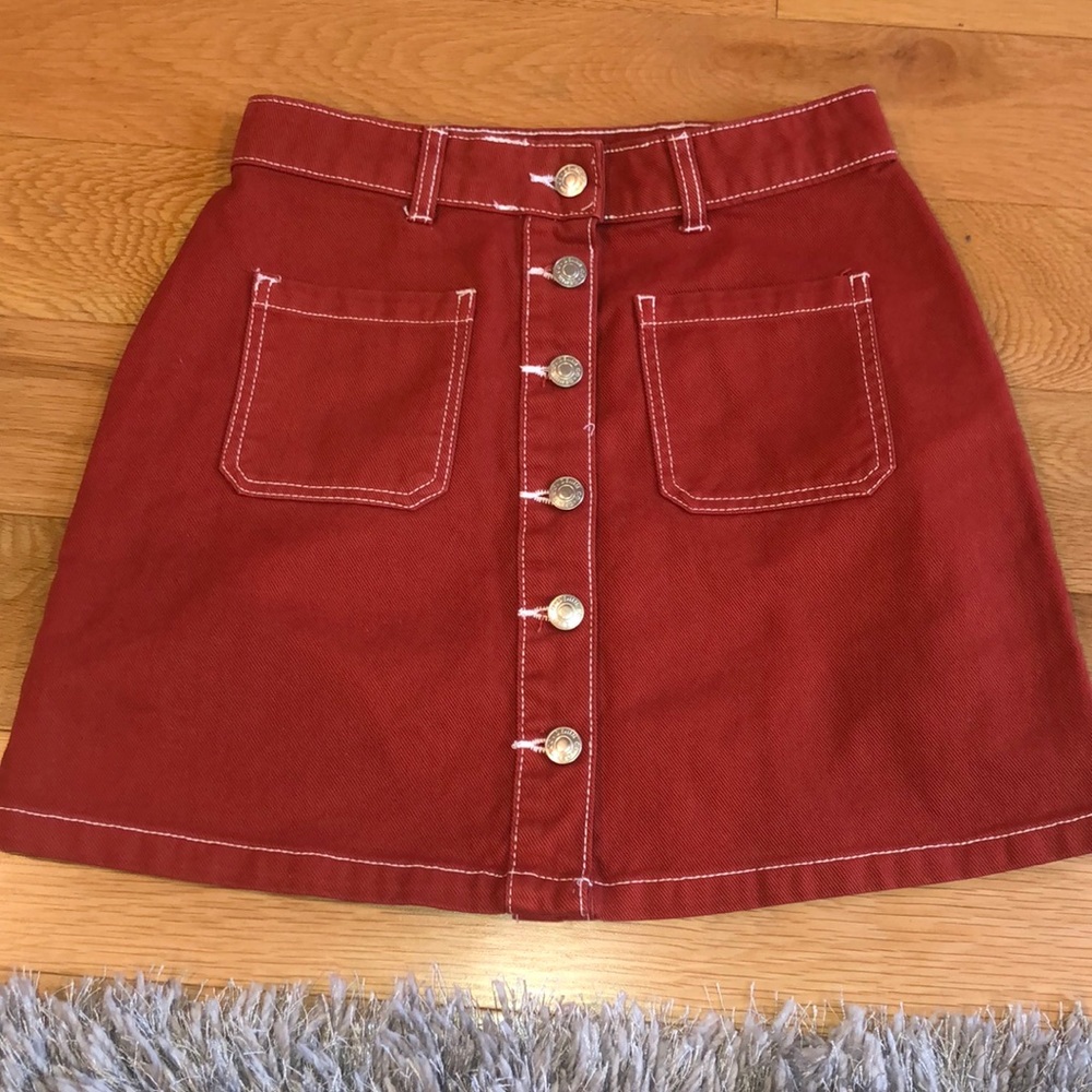 SOLD Button down skirt